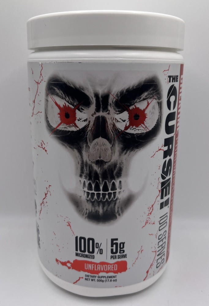The Curse Creatine, Unflavored, 17.6 oz. EXP : 2/27 FREE SHIPPING