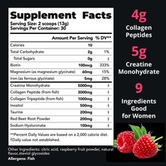 GlowEver Creatine for Women | 5g 13.76 Ounce (Pack of 1), Pink