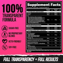 Alpha Lion Superhuman Extreme Energy Hardcore Preworkout 21 Full Servings New