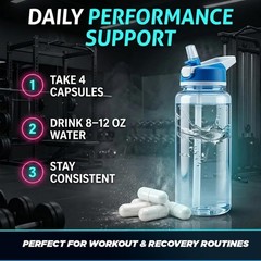 Vitamatic Creatine Monohydrate Capsules 3000mg (3g) per serving – Micronized