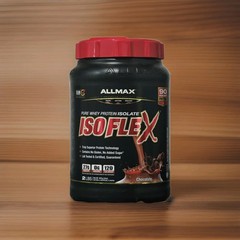 ALLMAX NUTRITION ISOFLEX 100% Pure Whey Protein Isolate Powder Chocolate 2 lb