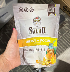 Salud Energy + Focus Drink Mix Piña Mango, Vegan Gluten-Free, 15 Servings