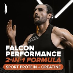 Falcon Performance Vegan Protein Powder, 31G Protein, 5G Creatine, 5G BCAA, Prob