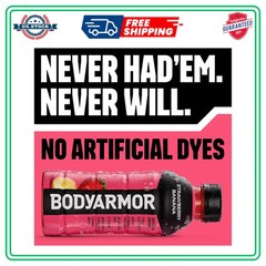 BODYARMOR Sports Drink Strawberry Banana 16 Fl Oz Bottles 12 Pack Hydration
