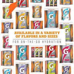 Gatorade Thirst Quencher Powder, Orange, 76.5 oz, Makes 9 Gallons