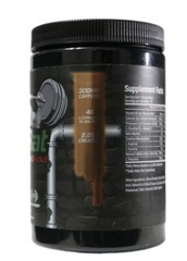 gymrat pre wokrkout powder supplement for men and women, natural green tea caffe