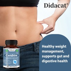 Candida Advanced Probiotic Support Intestinal Health Bacterial Balance 120 Count