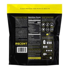 Ascent 100% Whey Native Whey Protein, Various Flavors 4.25 Lbs