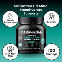 MYOXCIENCE Micronized Creatine | Supports Muscle 1.1 Pound (Pack of 1)