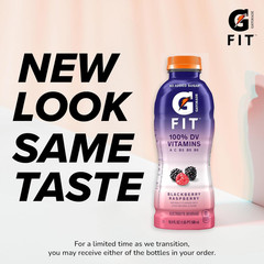 Fit Electrolyte Beverage, Healthy Real Hydration, Blackberry Raspberry, 16.9.Oz