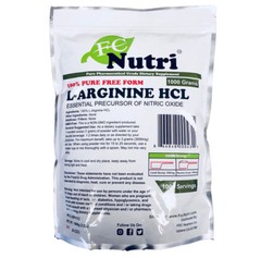 L-Arginine HCL Powder 100%pure 2.2 Lb (1000 grams) By FDC NUTRITION 5 PACKS