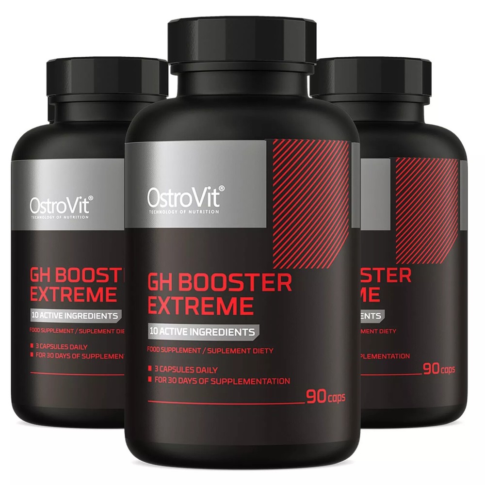 GH BOOSTER XTREME – 10 active ingredients to build dry muscle mass + TESTO