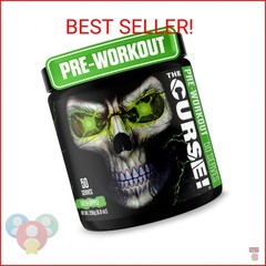 JNX SPORTS The Curse! Pre Workout Powder for Men & Women – 50 Servings, Green Ap