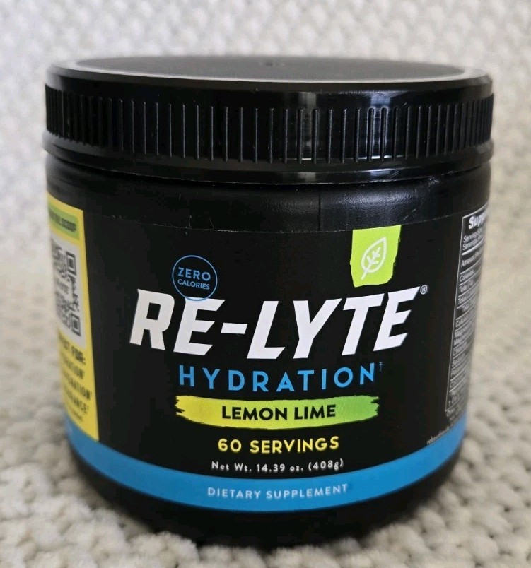 REDMOND Re-Lyte Hydration Electrolyte Mix Lemon Lime – 60 Servings – 12/2030