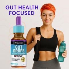 Gut Drops Extreme 200MG Healthy Gut Support 20-in-1 Proprietary Blend 3 Pack