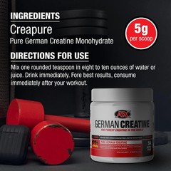 German Creatine – Micronized Creatine Monohydrate Powder 99.99% Pure Creapure…