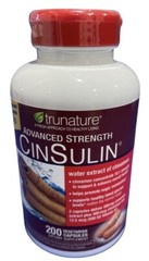 Trunature Advanced Strength CINSULIN Cinnamon Healthy Blood Glucose.(200 Capsule