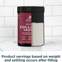 Ancient Nutrition Multi Collagen Protein Powder – Unflavored-20 Servings:7.1 oz