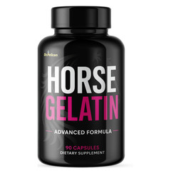 Horse Gelatin- Bodybuilding & Men’s Health Support- 90 Capsules