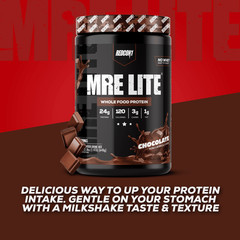REDCON1 MRE Lite Whole Food Protein Powder, Chocolate
