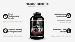 5% Nutrition POST GEAR Post Cycle Therapy 240 caps TEST BOOSTER