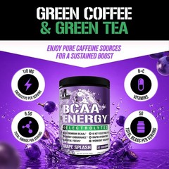 Evlution Nutrition BCAA Energy + Electrolytes – Energy & Endurance – 30 Servings