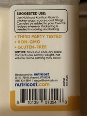Nutricost Pantry Xanthan Gum (1 LB) – Gluten-Free, GMO-Free (Exp date12/28