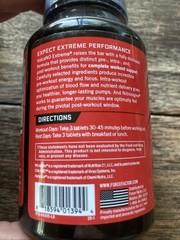 VolcaNO Extreme Pre Workout Nitric Oxide Booster & Muscle Builder Enhanced Focus