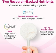 Creatine HMB Powder, 5g Creatine Monohydrate With 3g HMB