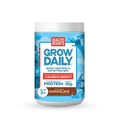 Grow Daily 3+ Shake Mix 7-serving Canister by Healthy Heights – Protein Powder (