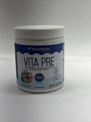 Vitauthority Vita Pre Pre-Workout Hydration Powder Fruit Fusion 13.5oz 12/2026