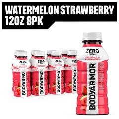 BODYARMOR Zero Sugar Watermelon Strawberry Electrolyte Drink 12 Fl Oz 8 Pack