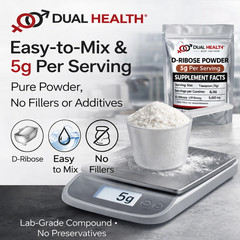D-Ribose Powder Pure Energy Support Supplement Bulk Sizes