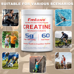 CREATINE Monohydrate + Collagen For WOMEN Post-Workout Supplement Booty & Beauty