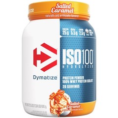 Dymatize ISO100 Hydrolyzed Whey Salted Caramel 25g Protein 20 Servings – NEW!!!
