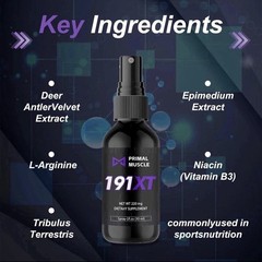 Primal Muscle 191XT Recovery Spray | 191XT Primal Muscle Spray, Plant-Based