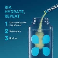 Dripdrop Hydration, Lemon Lime Electrolyte Non-Gmo Gluten Free, Vegan 32 Sticks