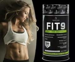 2 Pack Fit 9 Sascha Fitness Fat Loss Support. Original 100% Combo 240 capsules