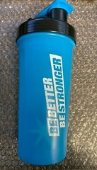 BPI Sports Shaker bottle – 20oz Blue and Black – **Free Shipping**