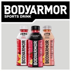 BODYARMOR Zero Sugar Watermelon Strawberry Electrolyte Drink 12 Fl Oz 8 Pack