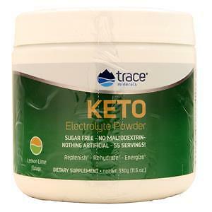 Trace Keto Electrolyte Powder Lemon Lime 369 grams