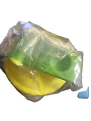 Blender Bottle Classic 28 oz. Shaker Mixer Cup with Loop Top Green & Yellow