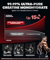 Creatine Monohydrate Gummies 5000mg Energy Muscle Recovery Pre-Workout