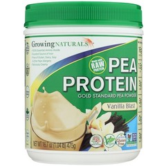 Growing Naturals Pea Protein Powder Vanilla Blast 16.7 Oz 1 Pack