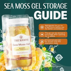 TrueSeaMoss Sea Moss Gel – Made in USA – Wildcrafted Seamoss, Fruits & Jarred Ve