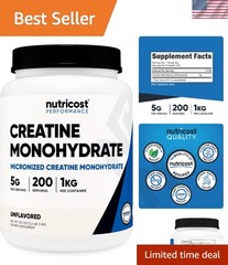 1 KG Creatine Monohydrate – Micronized Powder for Muscle Growth & Recovery