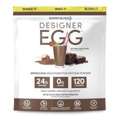 2x Designer Egg Whole Egg Multifunction Protein Powder, Dutch Chocolate, 05/2026