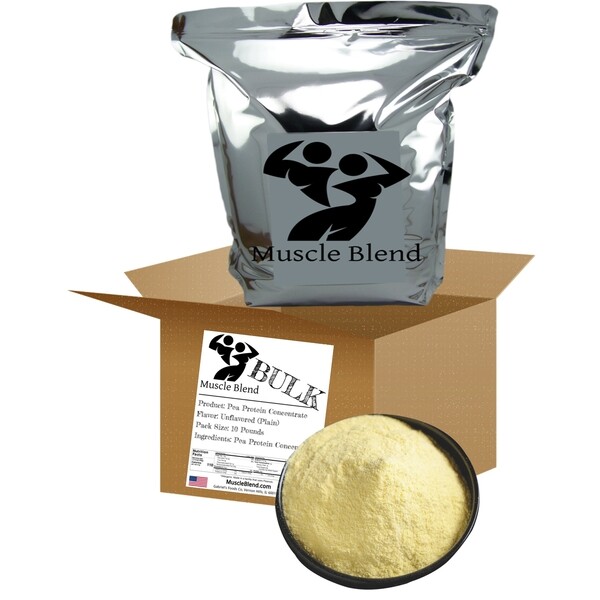 Pea Protein Concentrate Bulk Wholesale 10 Pounds, Pure, All Natural, Vegan, USA