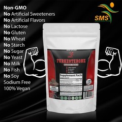 TURKESTERONE 1200mg AKA Ajuga Turkestanica Standardized to 10% 100 Caps By SMS