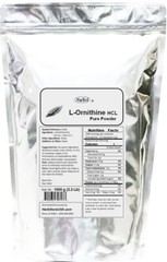 NuSci L-Ornithine Pure Powder 250g (8.8oz) lean muscle mass